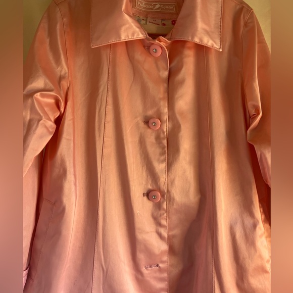Protection System Girls 4T Pink Lined Rain jacket with matching lined hat - Picture 10 of 15